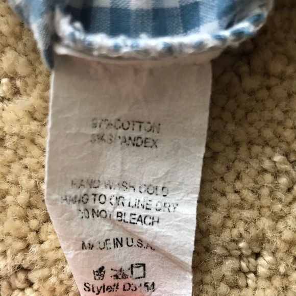 Blue checkered dress - Picture 6 of 6